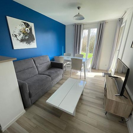 Appartement T2 cabine dans résidence avec piscine proche Honfleur - Deauville - Pont L'evêque Équemauville Esterno foto